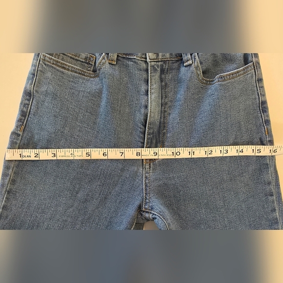 Flare Jeans in Classic Blue High Waist Small - Picture 9 of 11